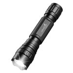 ULTRAFIRE LED Tactical Torch 1000 Lumens Single Mode Super Bright Small Torch, Waterproof Protable Mini EDC Flashlight for Walking Camping Hiking Oudoor, WF-501B