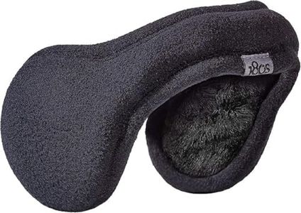 180s Women's Ear Warmer Adjustable Behind The Head Ultra Soft Faux fur Plush Fleece Ear Muff