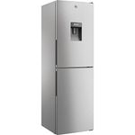 Hoover HOCT3L517FWSK 55cm Wide Low Frost Combi Fridge Freezer, 246 Litres, In-door Water Dispenser, Silver