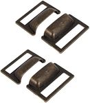 uxcell File Drawer Handle Pull Label Tag Name Card Holder Bronze Tone 4pcs