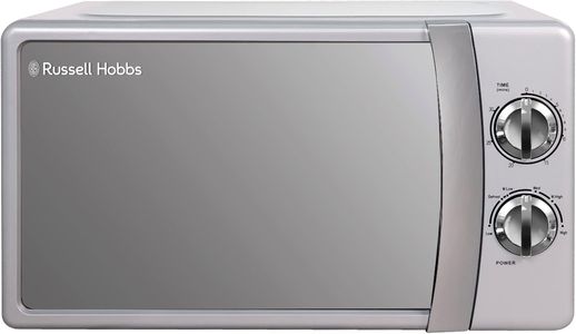 Russell Hobbs 17L Microwave – Silver Compact Countertop Oven