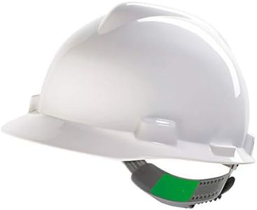 MSA V-Gard Hard Hat Safety Helmet 6 Colours MSAGV Colour=White