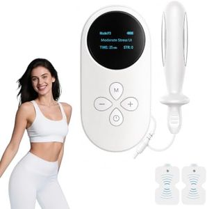 Pelvic Floor Exercise Device for Women - Kegel Trainer, Rechargeable EMS Muscle Stimulator for Incontinence & Postpartum Recovery, Strengthen Bladder Control, Multi Modes (Set)