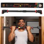 MAVS Pull up bar for Home - 73-95 cm. Pullup bar wall mounted fixed without screws or drilling. Gym Pullup bar at home for pull ups exercise. Pullup bar for kids. Hanging rod for height increase