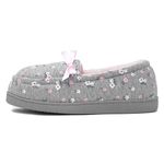 The Slipper Company Collette Womens Grey Moccasin - Size 5 UK - Grey