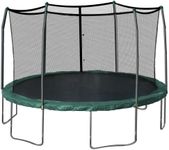 Skywalker Trampolines 15-Feet Round and Enclosure Combo with Spring Pad, Green (SWTC1511)