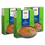 Gits Ready to Eat Dal Makhani, Pure Veg Heat and Eat Indian Meal, Microwaveable, 900g (Pack of 3, 300g Each)