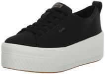 Keds Women's Skyler Canvas Sneaker, Black, 6.5 M US