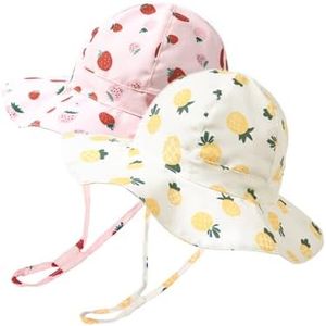 FURTALK Baby Sun Hat Summer Beach Hats with UPF 50+ Sun Protection Wide Brim for Baby Toddler Sun Hat Cap
