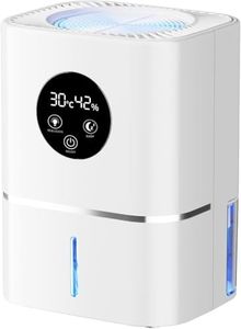 1500ML Dehumidifiers for Home, Portable and Mini Dehumidifiers Quiet with Auto Shut Off,Small Dehumidifier with Touchscreen Control&Night Lights,for Home, Kitchen, Bathroom,Closet