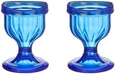 HealthGoodsIn - Reusable Colored Eyewash Cup Set Curved Design | Thick Plastic Eyewash Cup Set for Eye Cleansing (Blue)