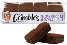 Mrs Crimble's Gluten Free Double Choc Brownies, Premium Quality & Certified Free from Gluten, Wheat Free & Vegetarian Friendly, 9 Packs of 4 (9 x 240g Multi Pack)