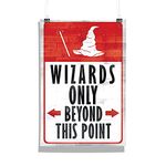 Epic Stuff - Harry Potter Wizards Only Wall Poster A3 Size (Frame Not Included) - Officially Licensed By warner Bros, USA