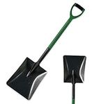 rightclick Garden Shovel Heavy Duty Ergonomic Design Square Shovel Comfortable Non-Slip D-Grip Digging Shovel For Moving Soil Digging Scooping & Planting