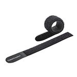 Cable Ties 50Pcs,CableCreation Reusable Cable Wire Ties Fastening Cable Management/Organizer Cord/Tie Wrap,Nylon Adjustable Cable Straps(7 Inch/Black)