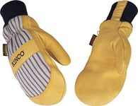 Kinco - Leather Work and Ski Mitt, Heatkeep Insulation, (1927KWT), Golden, X-Large (Pack of 1)