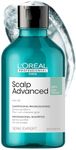 L'Oréal Professionnel Scalp Advanced Anti-Oiliness Dermo-Purifier Shampoo, For Oily, Greasy Hair, Serie Expert, 300ml
