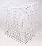 DWD Large Letter Box Door Cage Guard (White)