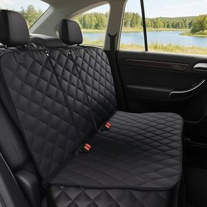 Alfheim Hundedecke Auto Rückbank, Autoschondecke Hund Rücksitz universelle Passform für die meisten Autos, Wasserdichter kratzfester Rücksitzbezug, rutschfeste, strapazierfähige, waschbare Hundereise