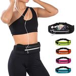 Running Belts for Women Waterproof Fanny Pack Running Waist Pouch Phone holder Adjustable Sports Money Belt with Headphone Port