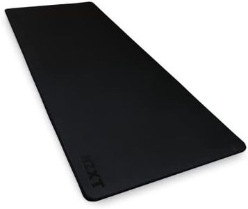 Nzxt Mouse Pad MXL900, MM-XXLSP-BL, 900MM X 350MM, Rivestimento Resistente Alle Macchie, Superficie A Basso Attrito, Morbida E Liscia, Base In Gomma Antiscivolo, Nero, Large