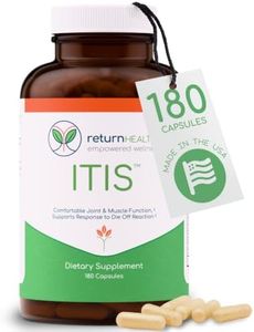 Return Healthy ITIS | Herbal Wellness Supplement | Celery Seed, Curcumin, Bromelain, Boswellia, Tart Cherry & Ginger | Plant-Derived Formula | Made in USA | 180 Capsules