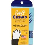 Soft Claws Feline Cat Nail Caps Take-Home Kit, Medium, Blue