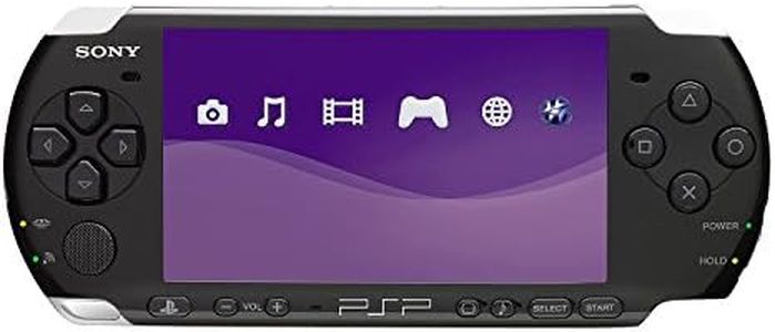 Sony Playstation Portable PSP 3000 Series Handheld Gaming Console System (Black) (Renewed)