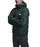 THE NORTH FACE Men's Printed Hydrenalite Down Hoodie Puffer Jacket, Panderosa Green, Large