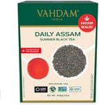 VAHDAM,Assam Black Tea Leaves (340 g, 170+ Cups), STRONG, MALTY & RICH, Loose Leaf Tea, 100% Pure Unblended, Single Origin Black Tea Loose Leaf, Brew Hot Tea, Iced Tea, Kombucha Tea