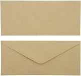 Kraft Paper #10 Business Brown Envelopes (9.5. x 4 In, 100 Pack)