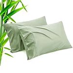 Green Pillow Cases King Size 2 Pack