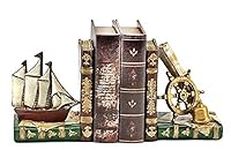 Bellaa 24247 Pirate Ship Bookends C