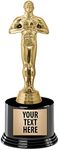 Crown Awards Achievement Trophy - Gold Award Ceremony Trophy - Measures 8.5" and Features Your Free Engraving