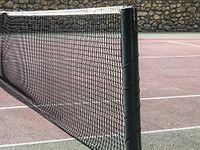 DIAMANTE - Tennis Net, Black, 42' x 3.5'