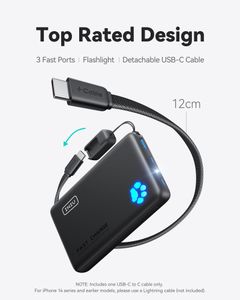 INIU 45W 10000mAh Power Bank – Fast Charging Portable Charger