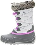 Kamik Kids' Snowangel Winter Boots, Gray, 10 Toddler