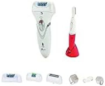 Pursonic FE100 Rechargeable Epilator and Battery Operated Personal Groomer Combo Pack