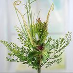 Factory Direct CraftÃ‚® Artificial Fern Fiddlehead and Succulent Spray for Crafting, Arranging and Embellishing