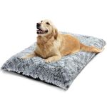 Dog Bed Large Calming Dog Crate Mat Anti Anxiety Dog Pet Bed Comfortable Long Plush Washable Dog Bed