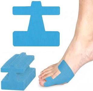 Upgrade Pre-cut Bunion Corrector Kinesiology Tape,Elastic Breathable Latex-Free Elastic Bunion Relief Sticker for Big Toe Alignment,Waterproof Hallux Valgus Toe Support for Men & Women (Blue, 80 PCS)