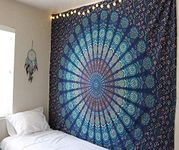 RAJRANG Peacock Mandala Tapestry Hi