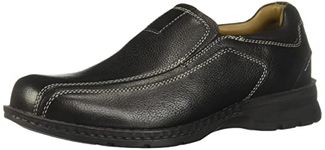 Dockers Men's Agent Leather Dress Casual Loafer Shoe, Black, 7.5 UK