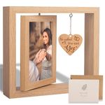 Romantic Couples Picture Frames Anniversary Birthday Gifts for Her Girlfriend Graduation Gifts for Him Boyfriend, Wedding Gifts for Couples Wife Husband, I Love You to The Moon & Back (Engagement