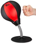 Tech Tools Stress Buster Desktop Punching Ball (Red/Black)