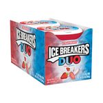 Ice Breakers Duo Fruit and Cool Strawberry Mints Pouch, 8 X 36 G, 0.9 Pounds