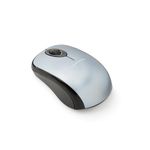 Amazon Basics Wireless Computer Mouse with Nano Receiver - Silver