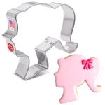 Doll Head Cookie Cutter, Made in USA by Ann Clark