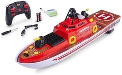 Carson 500108051 RC Fire Extinguishing Boat 2.4G 100% RTR - Remote Controlled Boat, RC Boat, Remote Control Boat for Children and Adults, Includes Remote Control