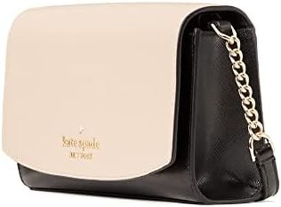 KATE SPADE STACI SMALL FLAP CROSSBODY PHONE CASE WALLET, Warm Beige